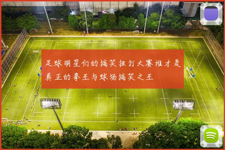 足球明星们的搞笑扭打大赛谁才是真正的拳王与球场搞笑之王